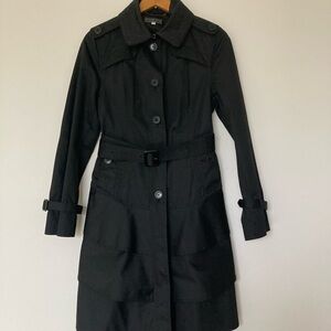 Elegant Black Trench Coat for Women